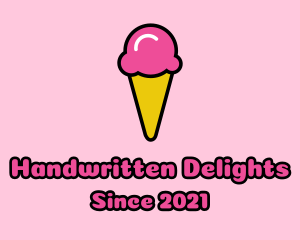 Ice Cream Cone logo design