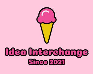 Ice Cream Cone logo design