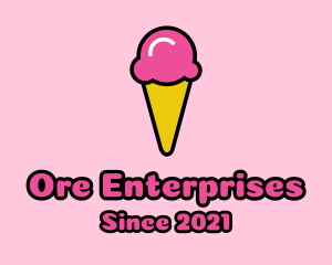 Ice Cream Cone logo design