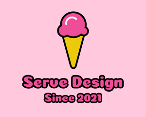 Ice Cream Cone logo design