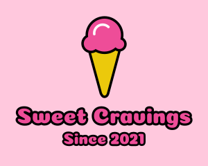 Ice Cream Cone logo design