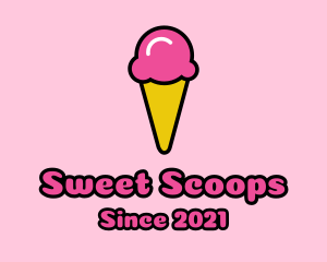 Ice Cream Cone logo design