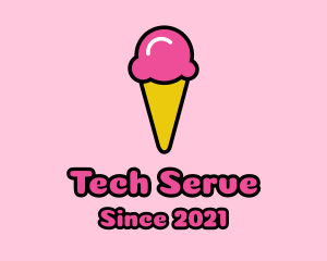 Ice Cream Cone logo design