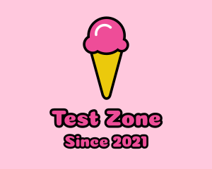 Ice Cream Cone logo design