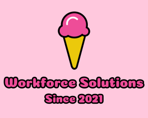 Ice Cream Cone logo design