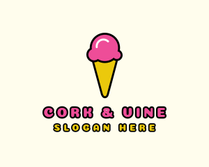 Ice Cream Cone logo design