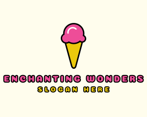 Ice Cream Cone logo design