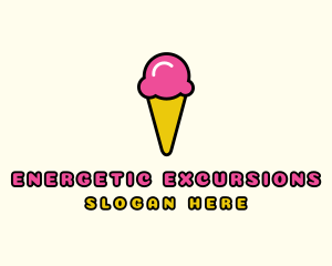 Ice Cream Cone logo design