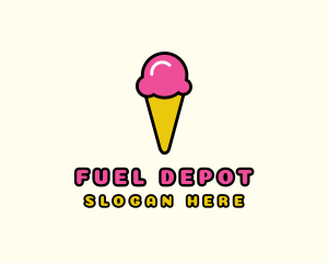 Ice Cream Cone logo design