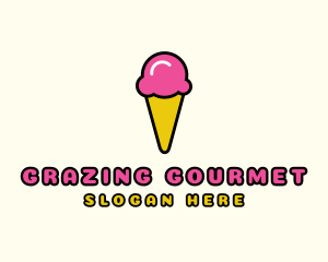 Ice Cream Cone logo design