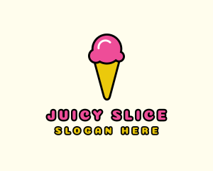 Ice Cream Cone logo design