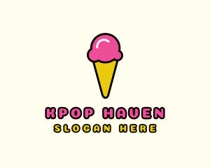 Ice Cream Cone logo design