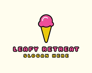 Ice Cream Cone logo design