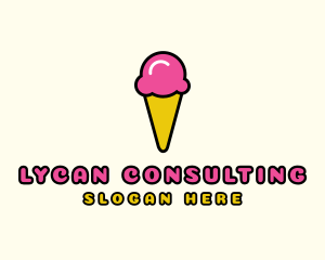 Ice Cream Cone logo design