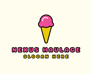 Ice Cream Cone logo design