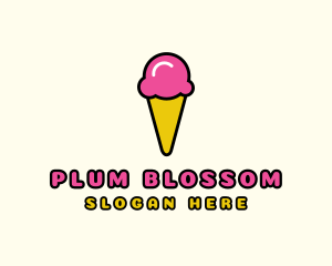 Ice Cream Cone logo design