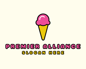 Ice Cream Cone logo design