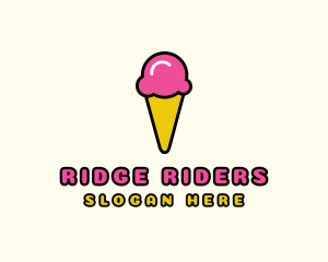 Ice Cream Cone logo design