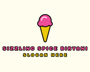 Ice Cream Cone logo design