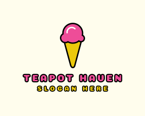 Ice Cream Cone logo design