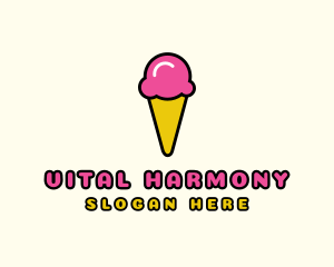 Ice Cream Cone logo design