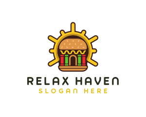 Hamburger Food Restaurant logo