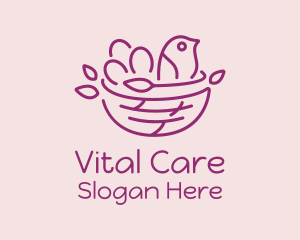 Bird Nest Daycare  Logo