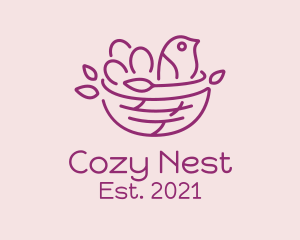 Bird Nest Daycare  logo design