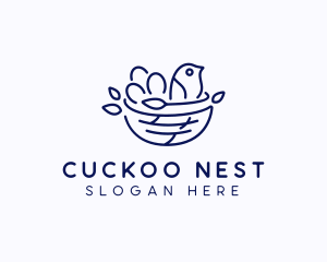 Bird Nest Daycare  logo design