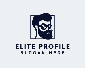 Handsome Guy Character logo design