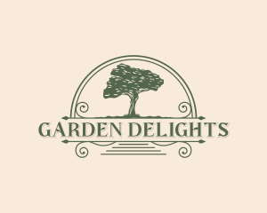 Tree Garden Park logo design