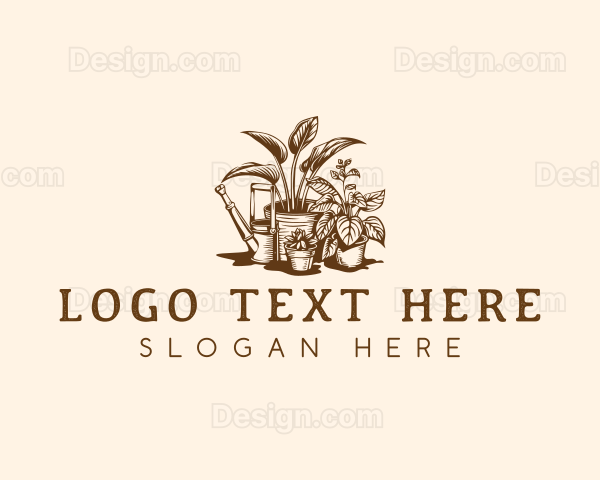 Gardening Plants Floral Logo