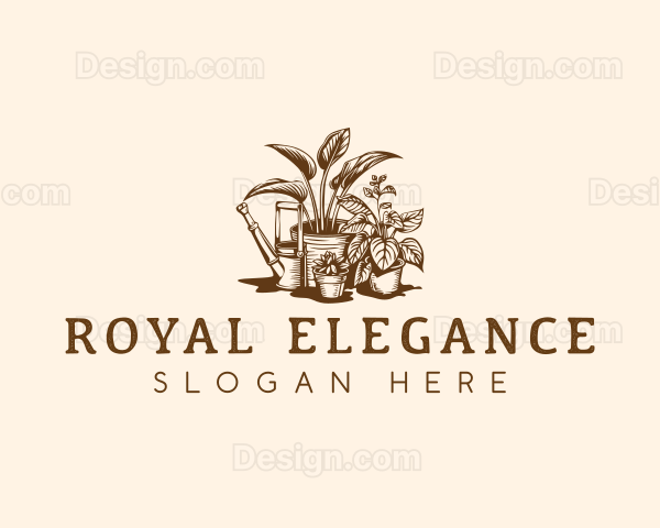 Gardening Plants Floral Logo