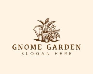 Gardening Plants Floral logo design