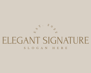 Elegant Aesthetic Business logo design