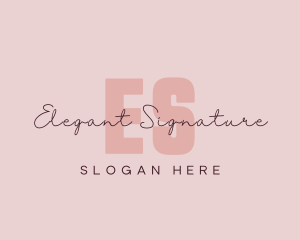 Signature Beauty Lifestyle logo design