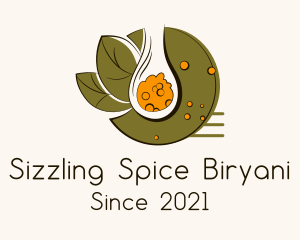 Spice Powder Spoon logo design