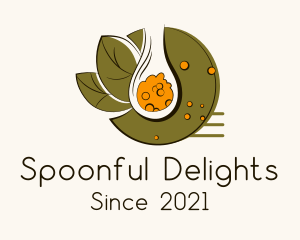 Spice Powder Spoon logo design