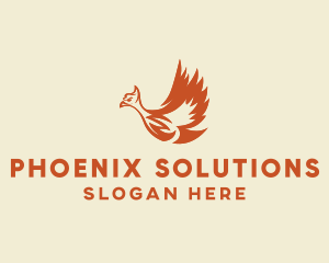 Mythical Phoenix Bird  logo