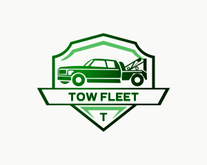 Tow Truck Vehicle logo design