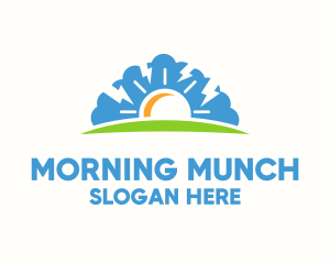 Morning Weather Forecast logo design