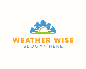 Morning Weather Forecast logo design