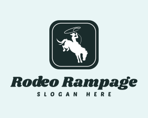 Cowboy Rodeo Barn logo design