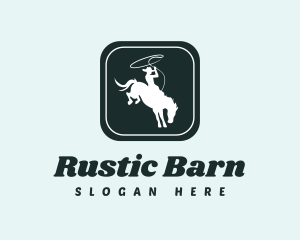 Cowboy Rodeo Barn logo design