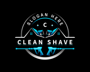 Pressure Wash Cleaning logo design