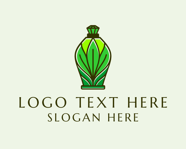 Perfume Bottle logo example 3