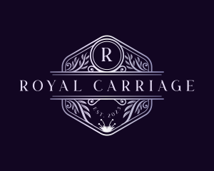 Floral Royal Ornament logo design