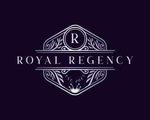 Floral Royal Ornament logo design