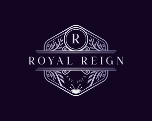 Floral Royal Ornament logo design