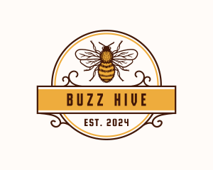 Bee Wings Apiary logo design